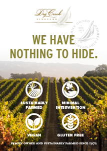 Dry Creek Vineyard Nothing to Hide Shelf Talker