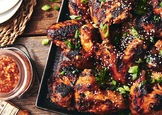 Robert Conard's Smoked Orange Chicken Wings